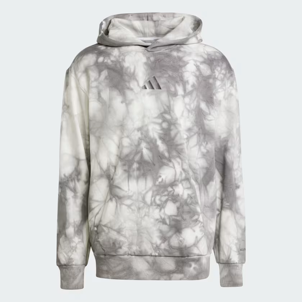 ADIDAS Men's All Season Washed Hoodie Ανδρικό Φούτερ με κουκούλα - Γκρι