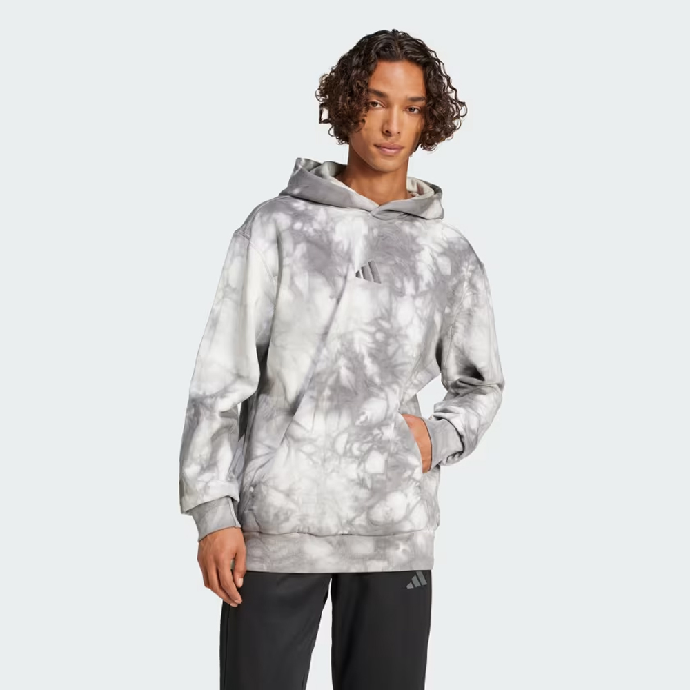 ADIDAS Men's All Season Washed Hoodie Ανδρικό Φούτερ με κουκούλα - 2