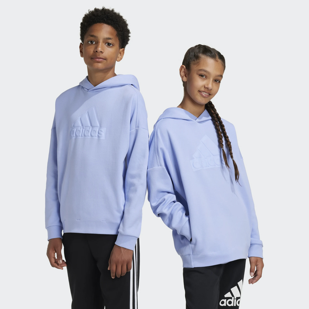 ADIDAS Future Icon Logo Hoodie Παιδικό Φούτερ με κουκούλα - Μπλε