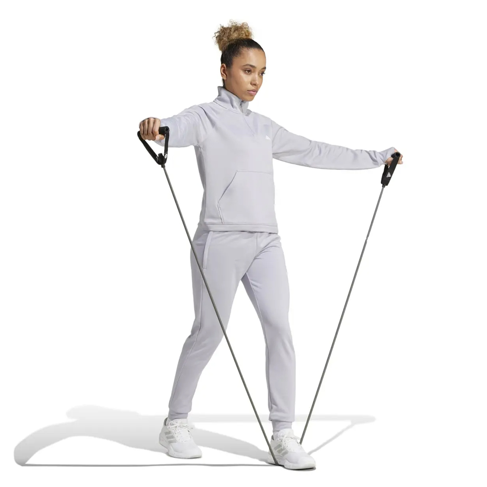 ADIDAS Women's Game and Go Regular Tapered Fleece Pants Γυναικείο Παντελόνι Φόρμας - 3