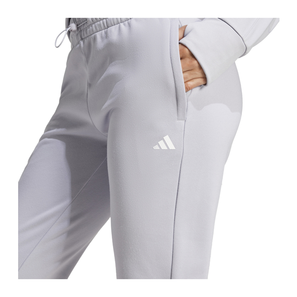 ADIDAS Women's Game and Go Regular Tapered Fleece Pants Γυναικείο Παντελόνι Φόρμας - 4