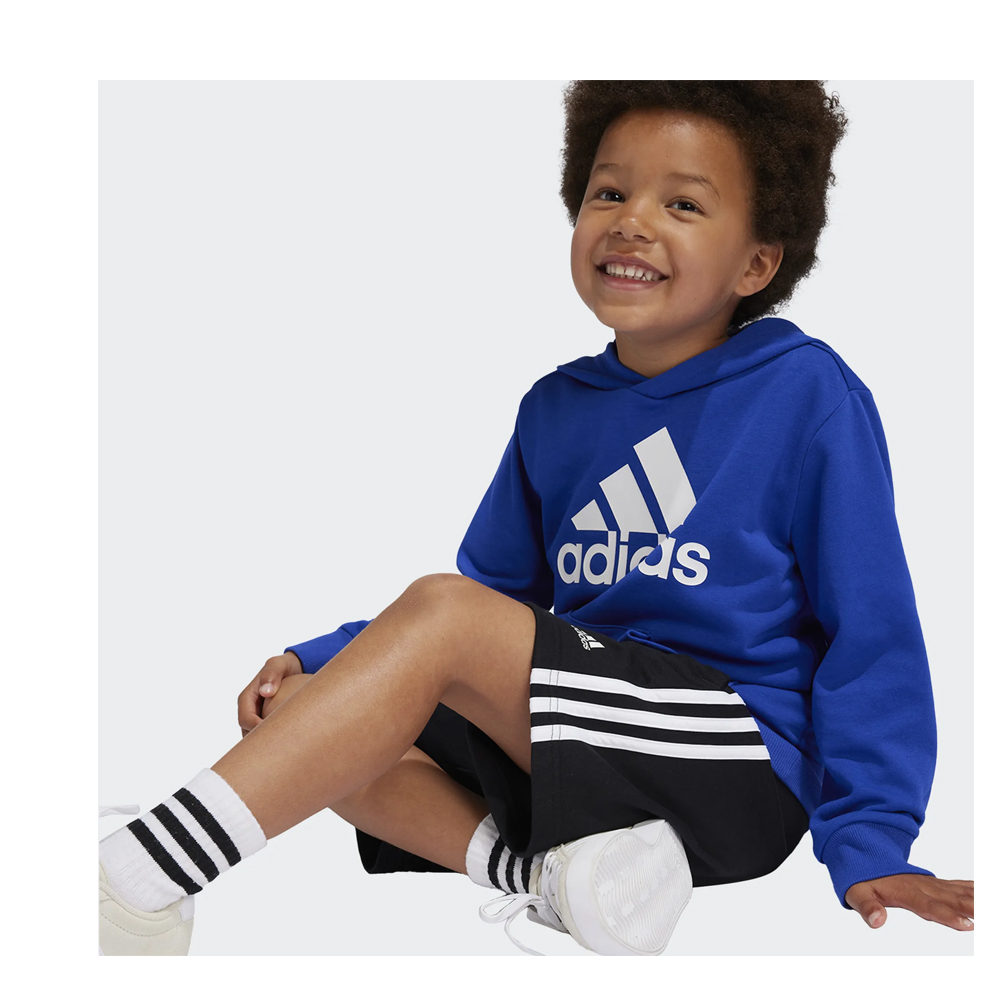 ADIDAS Essentials Logo Hoodie Παιδικό Φούτερ με κουκούλα - 4