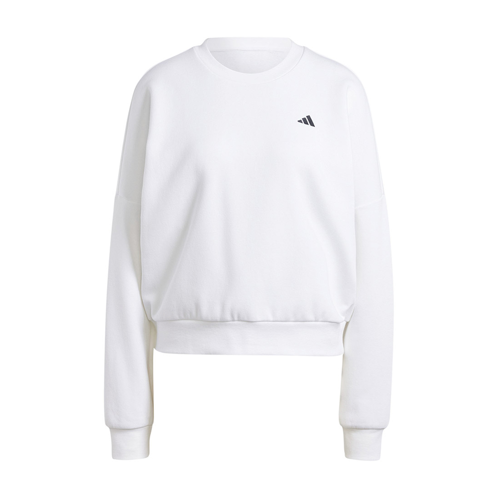 ADIDAS Sportswear Essentials Small Logo Feel Cozy Γυναικείο Φούτερ - Λευκό