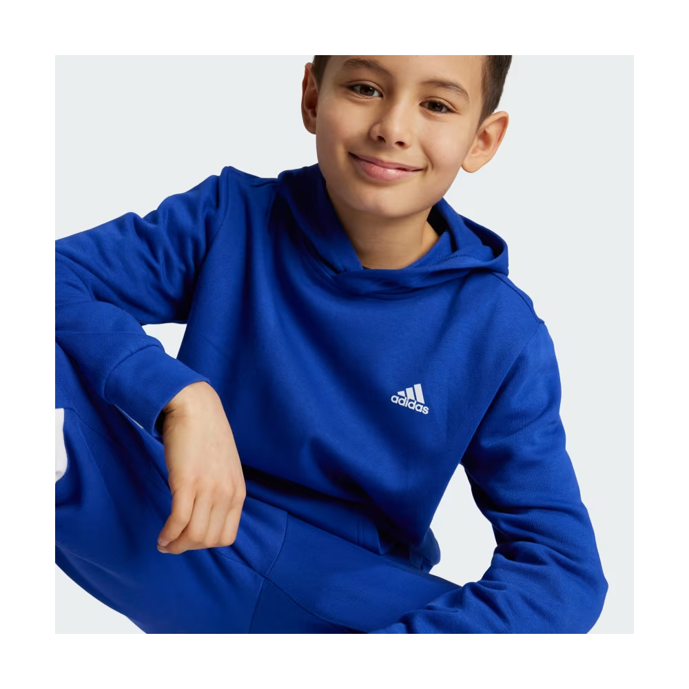 ADIDAS Small Logo Feel Cozy Fleece Hoodie Kids Παιδικό Φούτερ με κουκούλα - 4