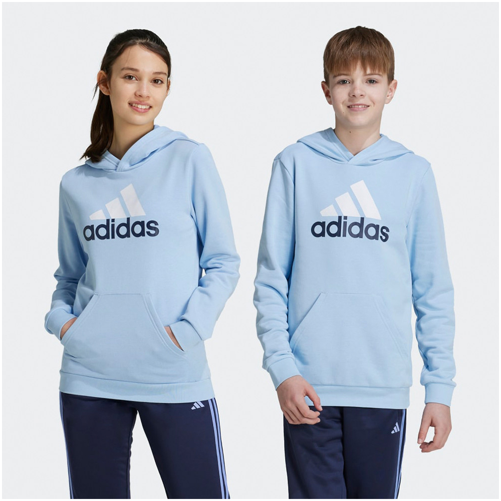 ADIDAS Two-Colored Big Logo Cotton Hoodie Kids Παιδικό Φούτερ με κουκούλα - 1