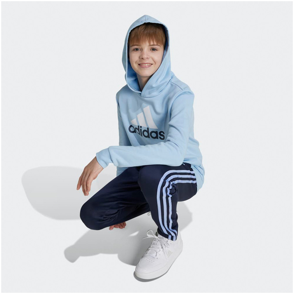 ADIDAS Two-Colored Big Logo Cotton Hoodie Kids Παιδικό Φούτερ με κουκούλα - 3