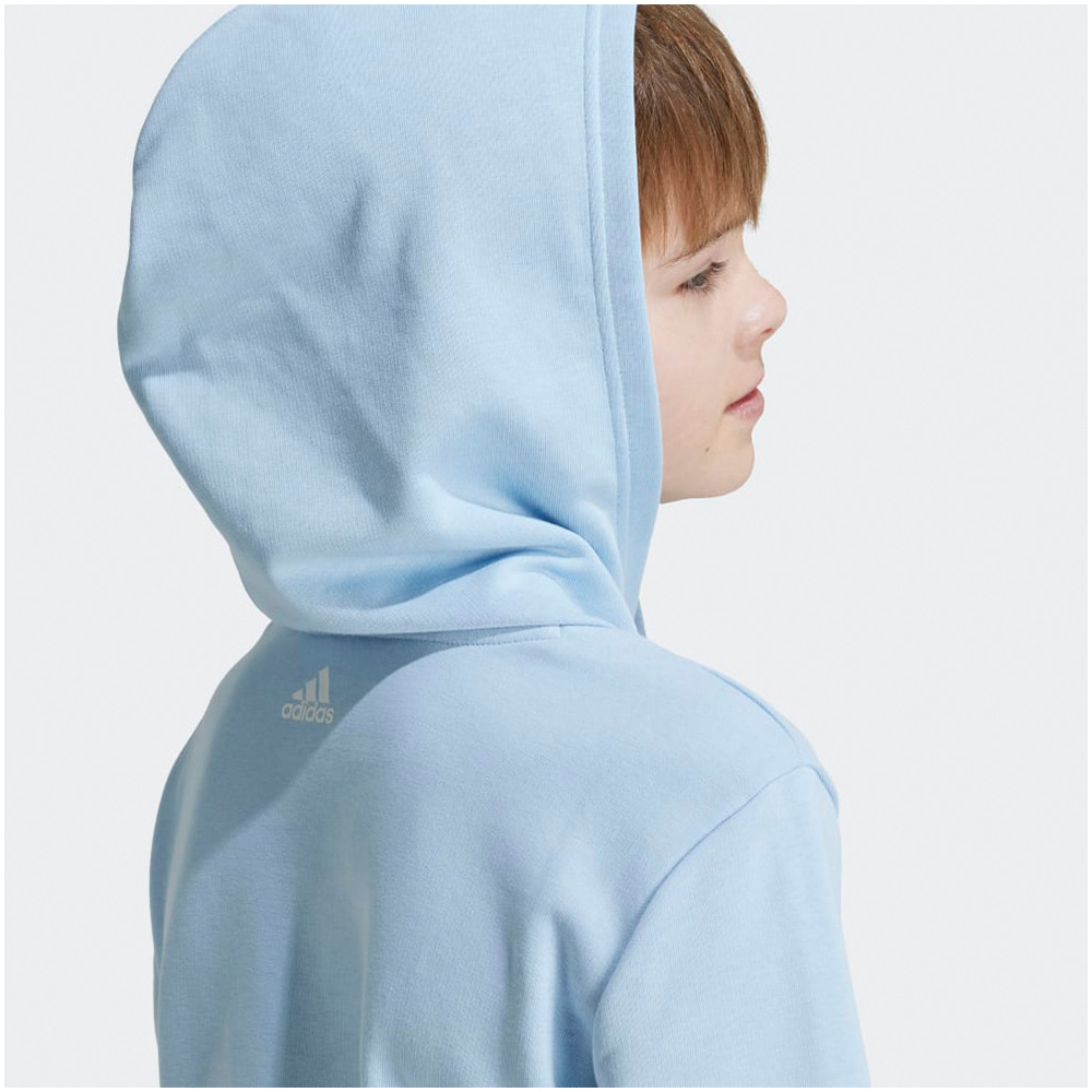 ADIDAS Two-Colored Big Logo Cotton Hoodie Kids Παιδικό Φούτερ με κουκούλα - 5