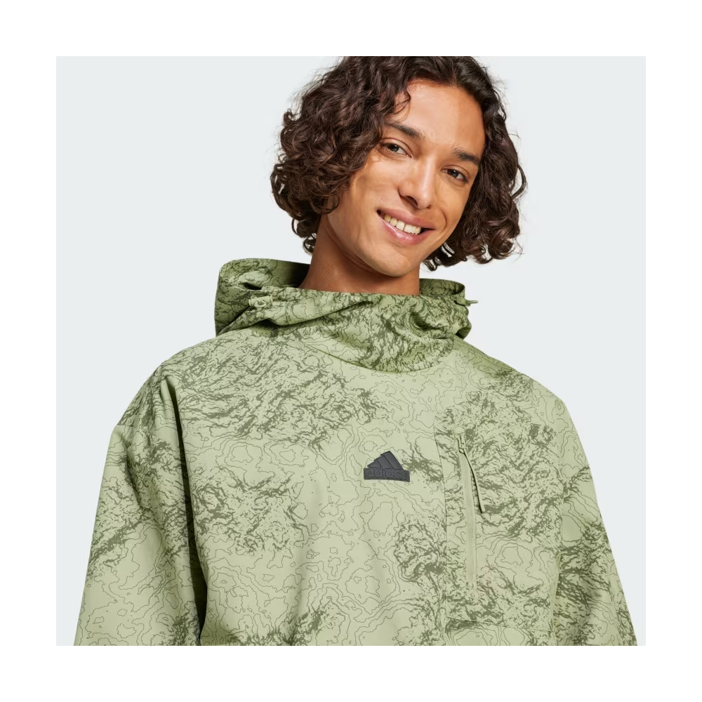 ADIDAS City Escape Woven Hoodie Ανδρικό Φούτερ με κουκούλα - 4