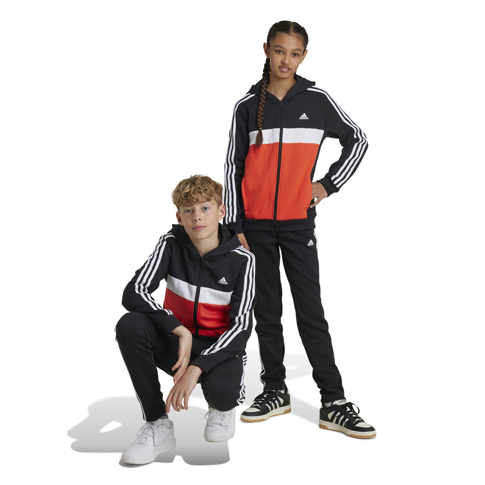 ADIDAS Junior 3-Stripes Tiberio Fleece Track Suit Παιδικό Σετ Φόρμας - 1