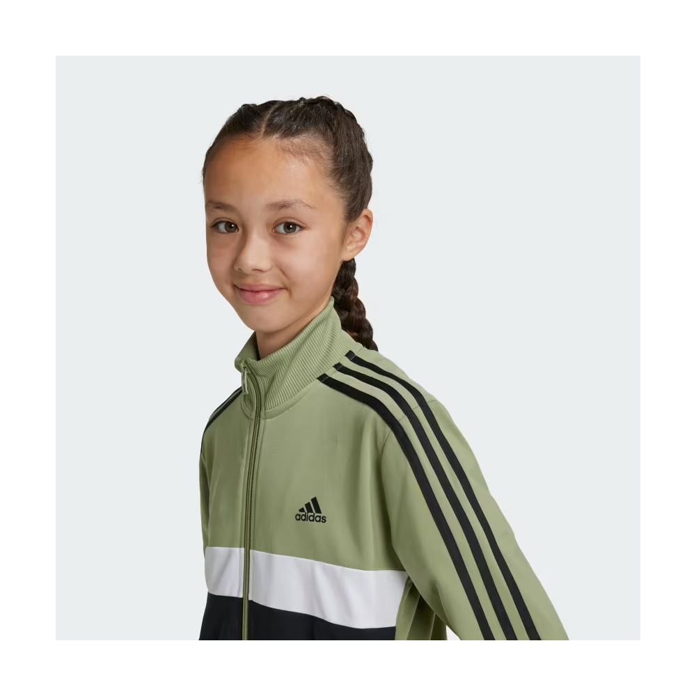 ADIDAS Essentials 3-Stripes Tiberio Track Suit Kids Παιδικό Σετ Φόρμα - Ζακέτα - 4