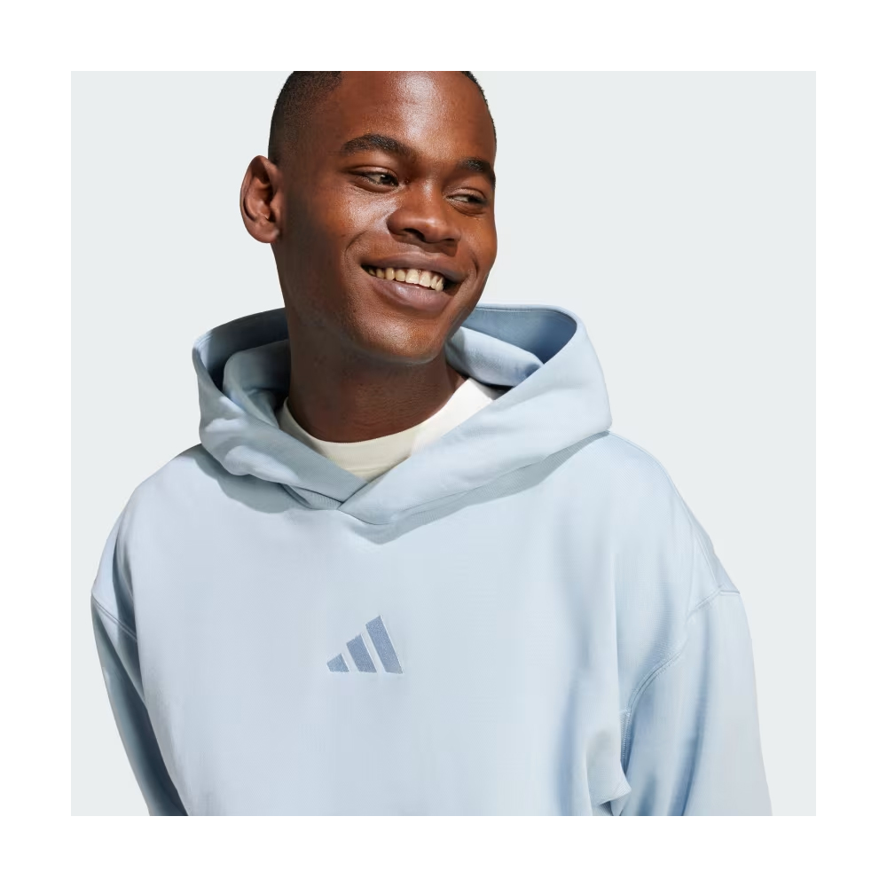 ADIDAS All Season Fleece Hoodie Ανδρικό Φούτερ με κουκούλα - 5