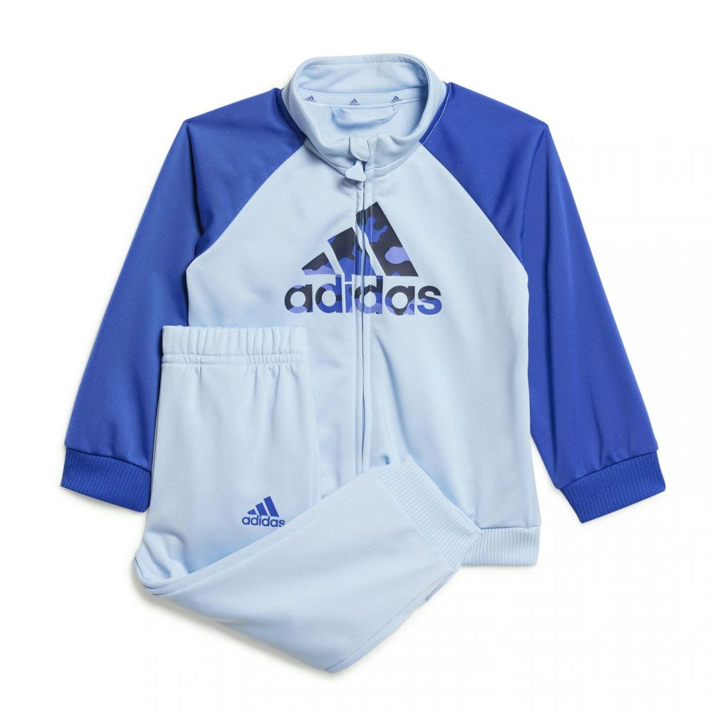 ADIDAS Essentials Print Track Suit Infant Βρεφικό Σετ Φόρμα - Ζακέτα - Γαλάζιο