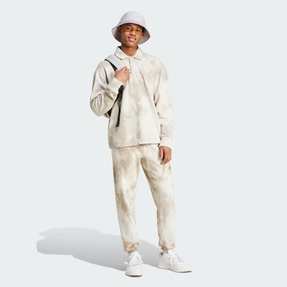 ADIDAS All Szn Fleece washed Pants Ανδρικό Παντελόνι Φόρμας - 3