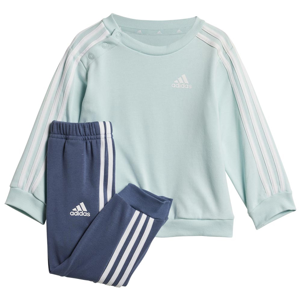 ADIDAS Essentials 3-Stripes Joggers Set Βρεφικό Σετ Φόρμας - Γαλάζιο