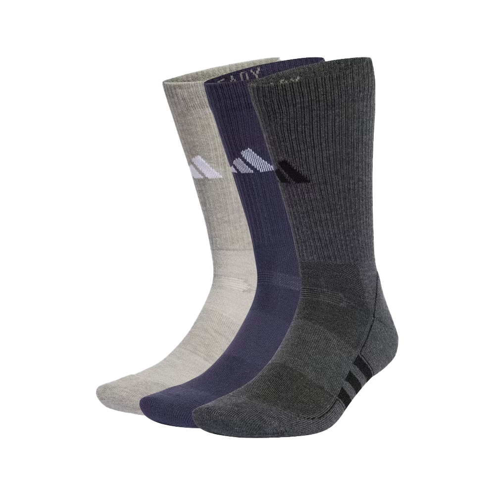 ADIDAS Performance Cushioned Crew Socks Unisex Κάλτσες 3 ζεύγη - Γκρι