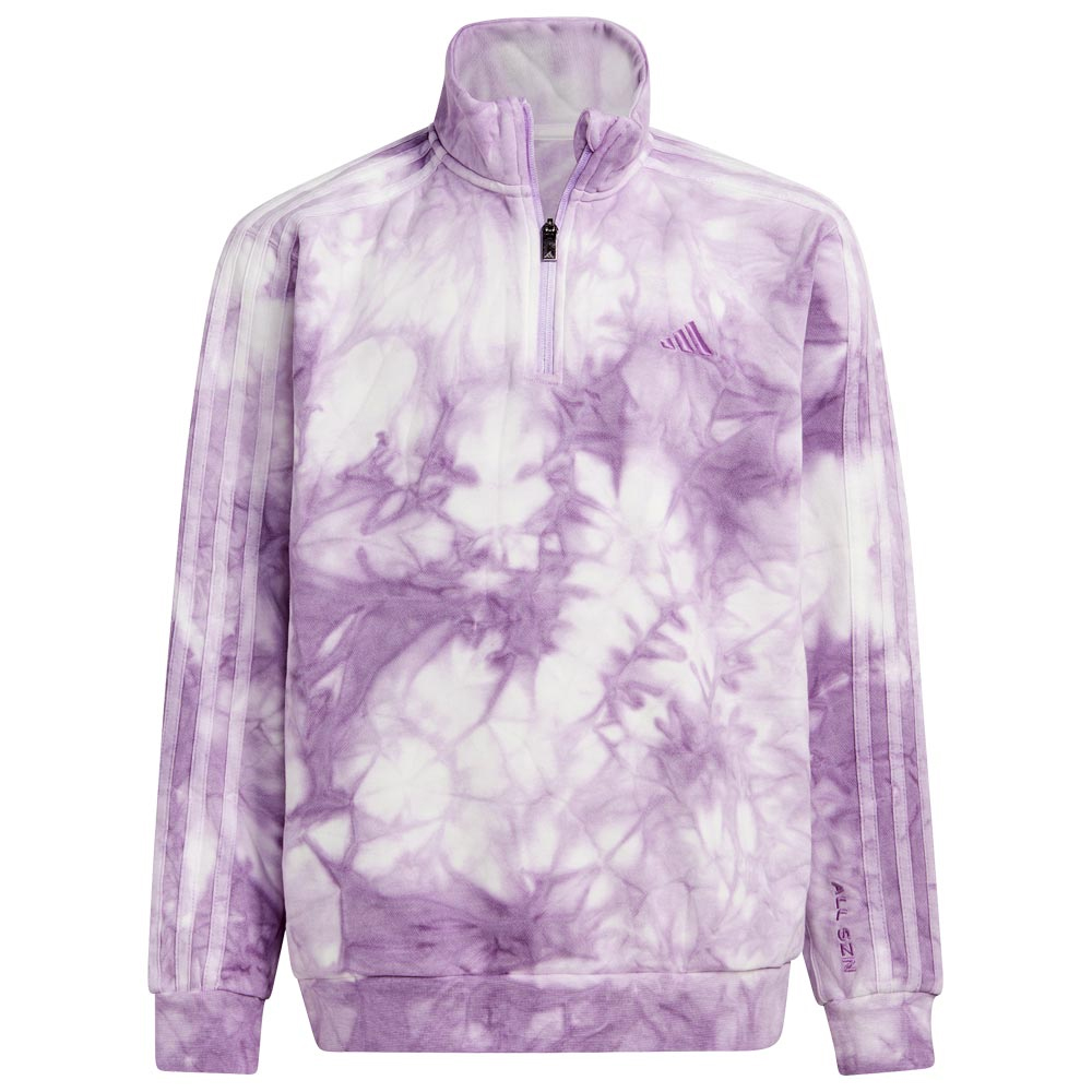 ADIDAS All Season Tie-Dye Half-Zip Sweatshirt Παιδικό Φούτερ - Μωβ