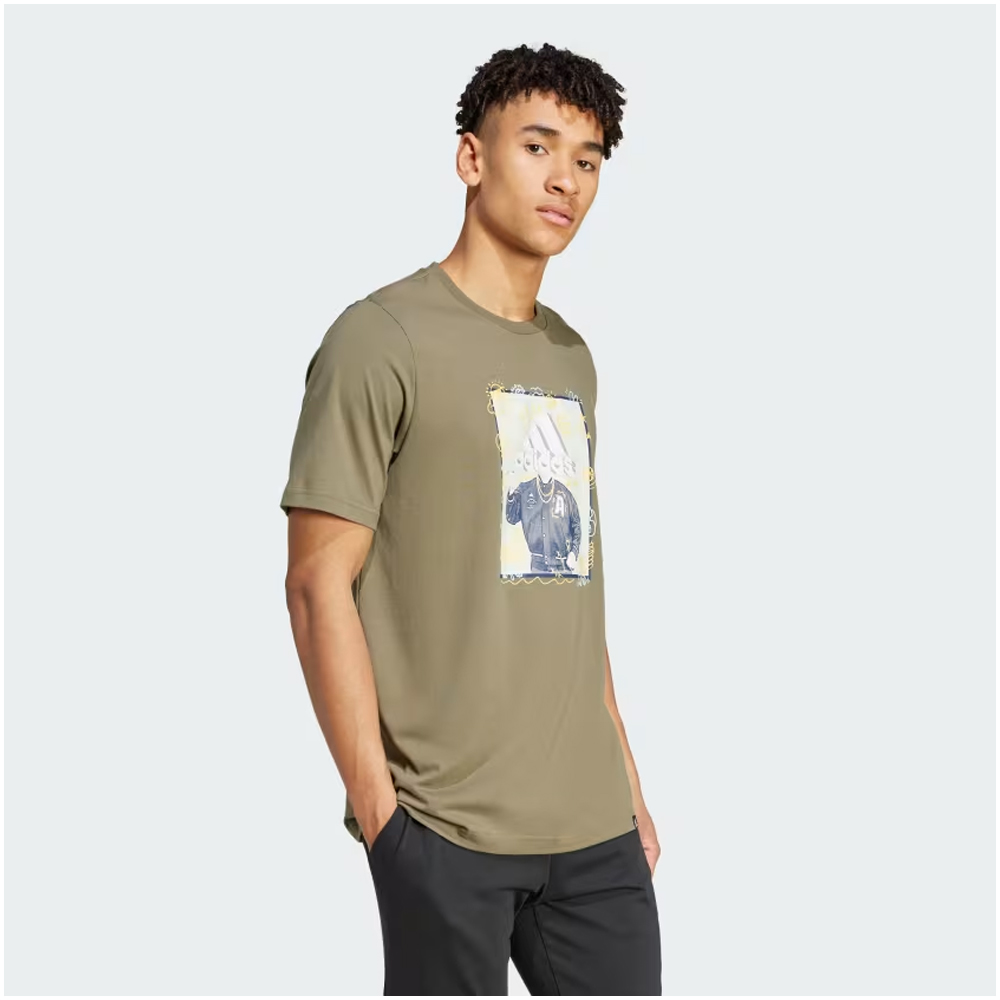 ADIDAS Men's Doodle Tee Ανδρικό T-Shirt - 2