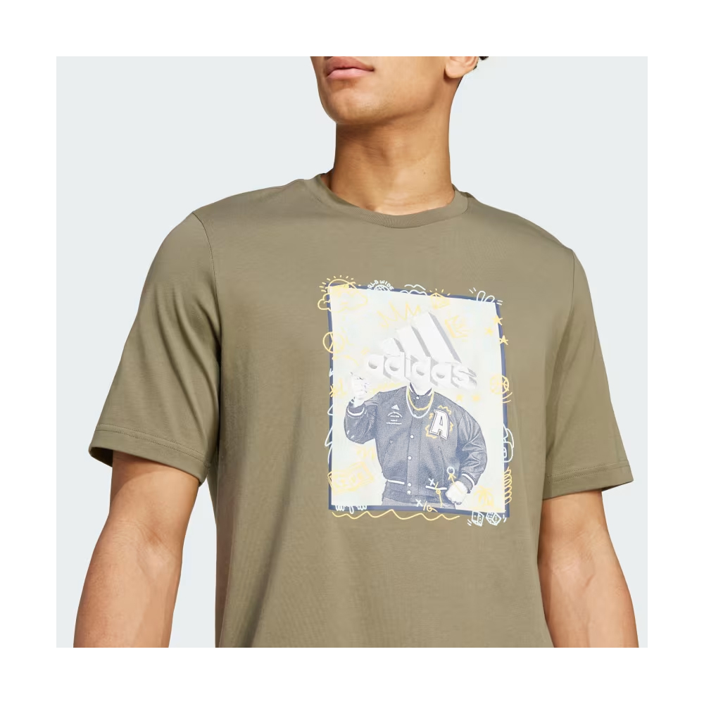 ADIDAS Men's Doodle Tee Ανδρικό T-Shirt - 3