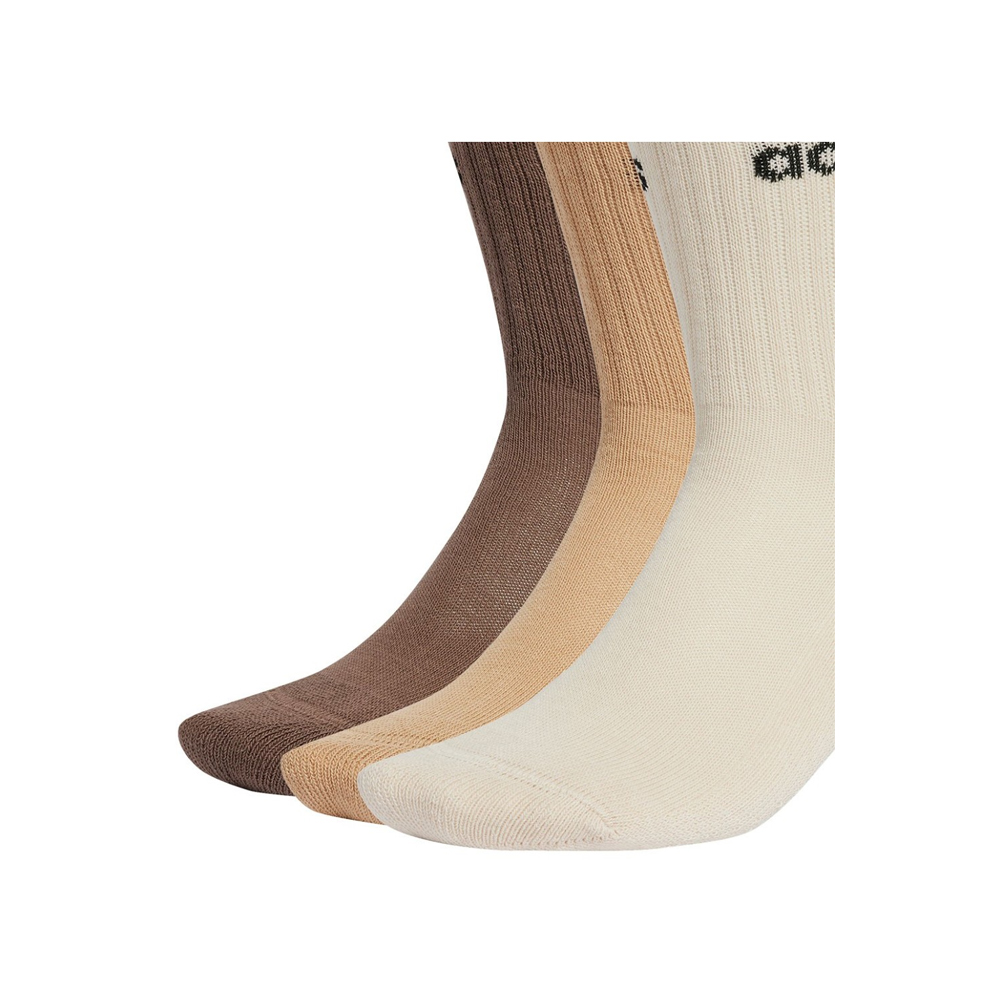 ADIDAS Linear Crew Socks 3 pairs Γυναικείες Κάλτσες 3 ζεύγη - 3