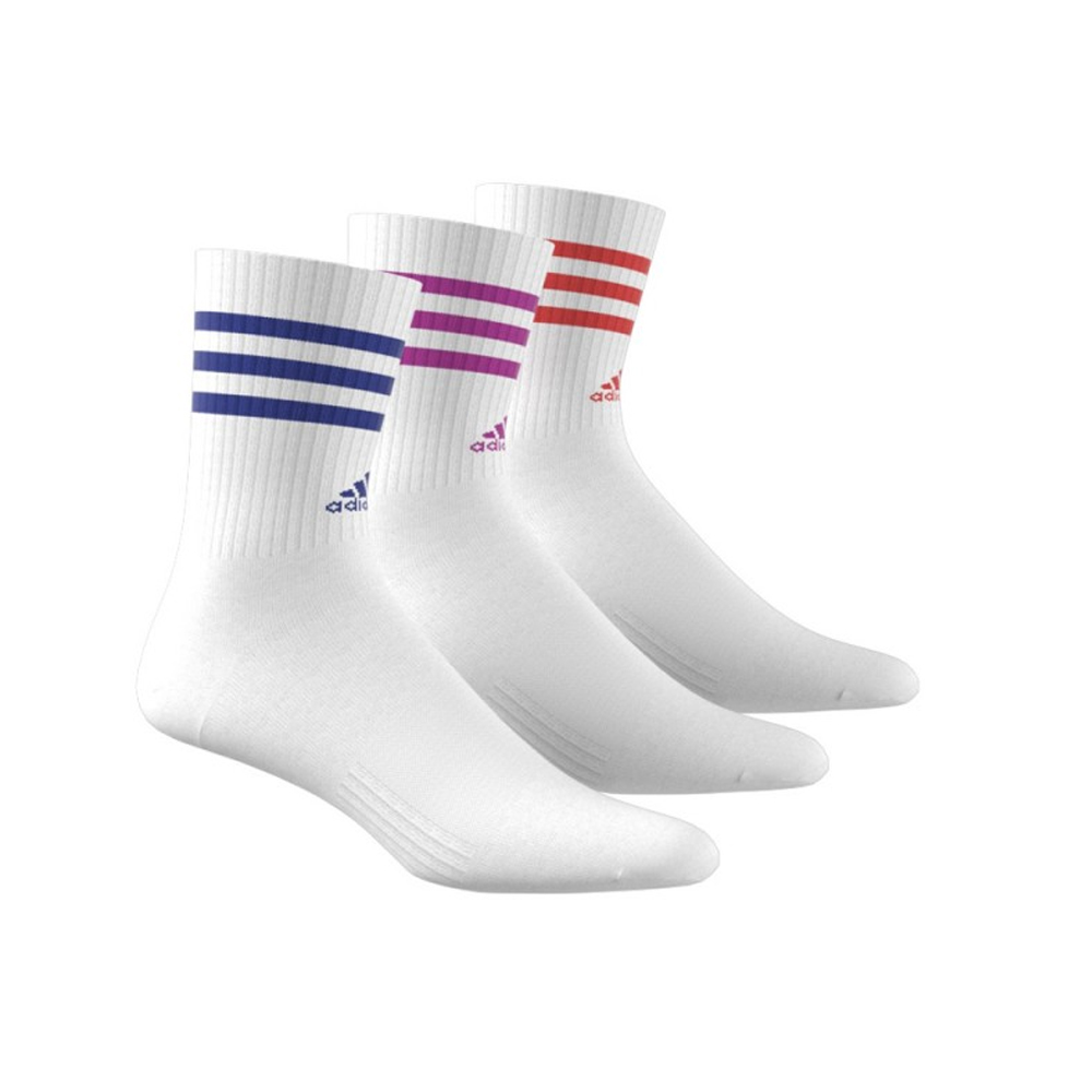 ADIDAS 3-Stripes Sportwear Crew Socks 3 pairs Unisex Κάλτσες 3 ζεύγη - 2