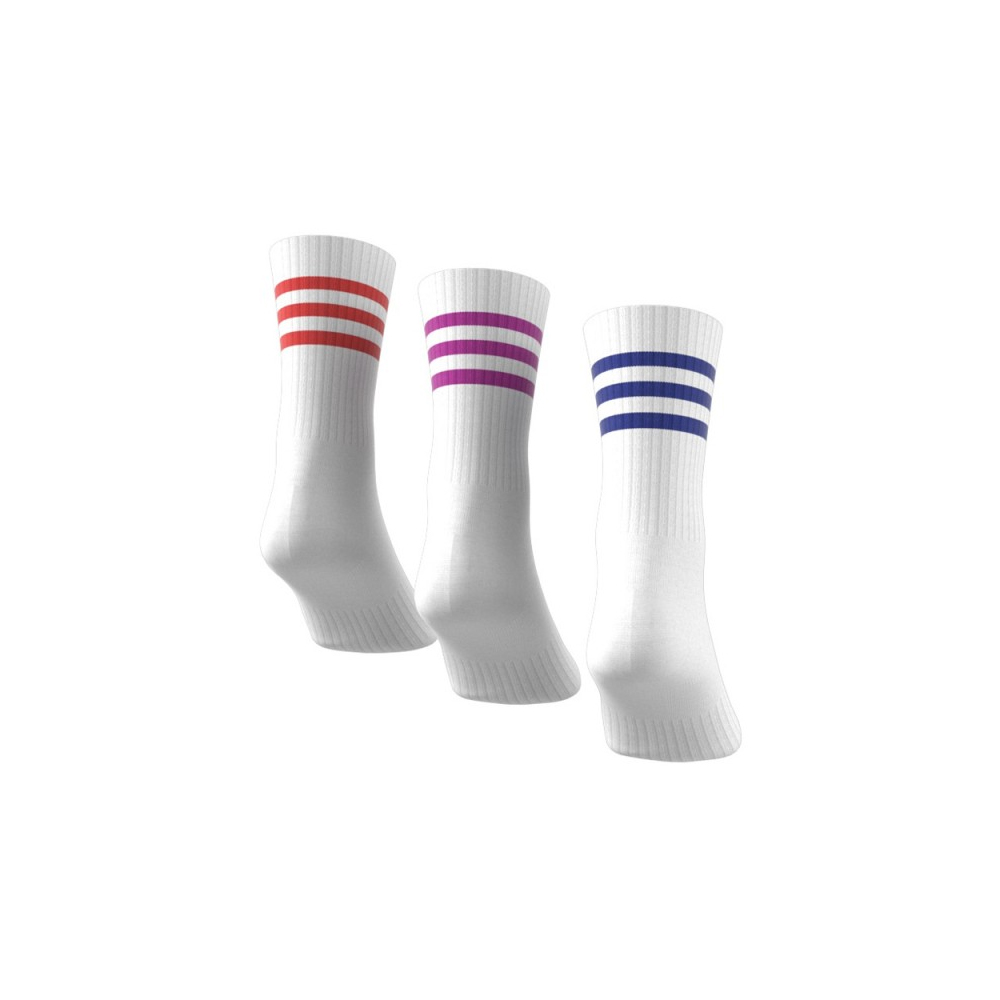 ADIDAS 3-Stripes Sportwear Crew Socks 3 pairs Unisex Κάλτσες 3 ζεύγη - 3