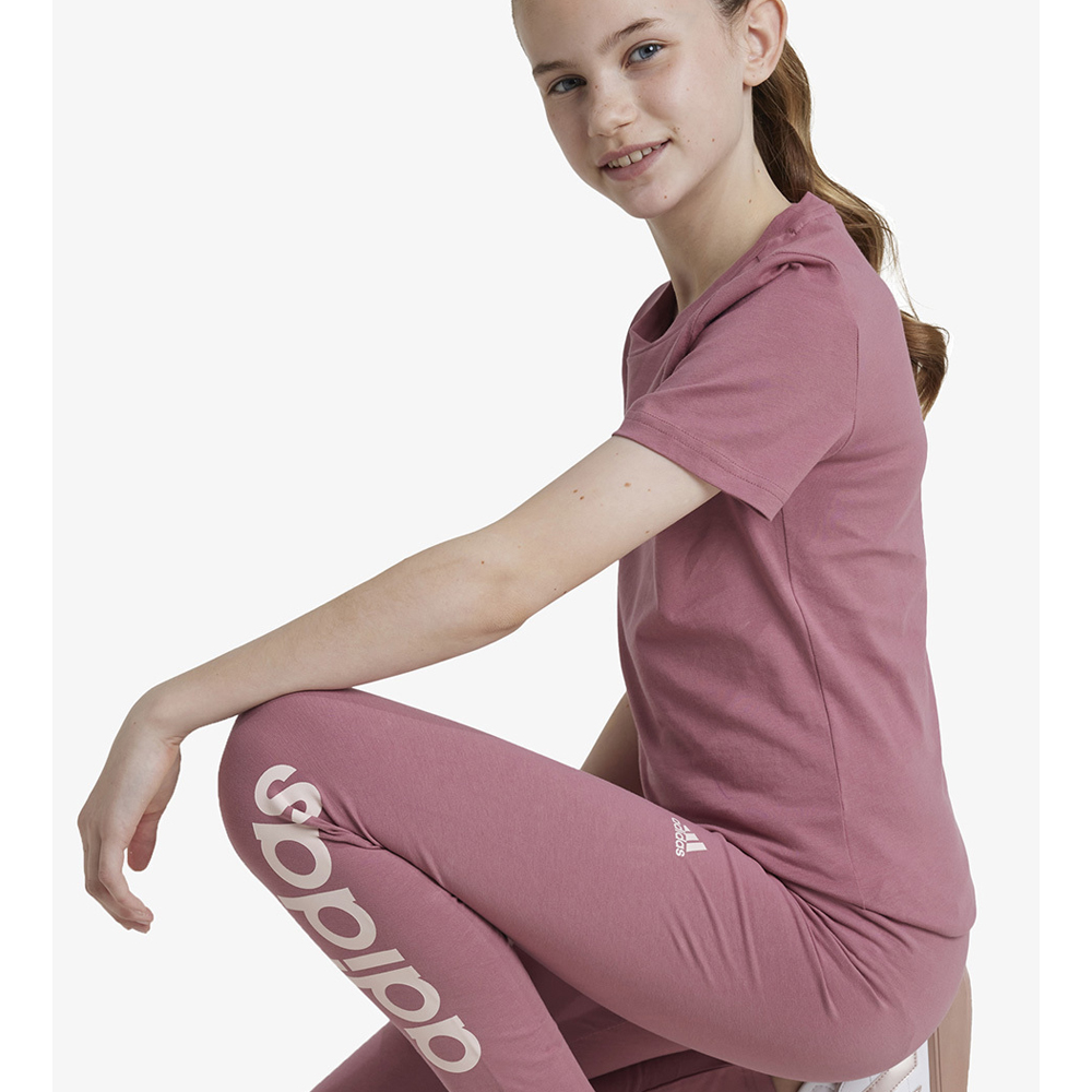 ADIDAS Girls Essentials Linear Logo Cotton Leggings Παιδικό Κολάν - 5