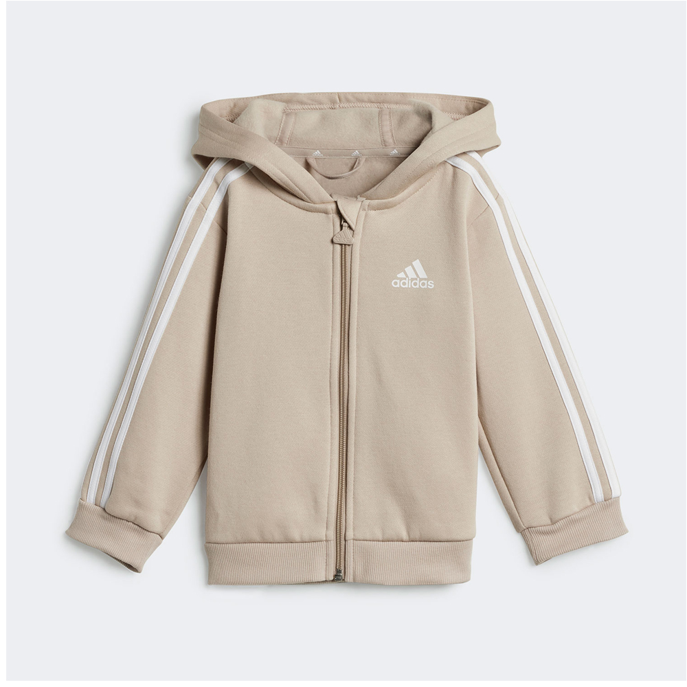 ADIDAS Infant Essentials 3-Stripes Fleece Set Full-Zip Παιδικό Σετ Φόρμα - Ζακέτα - 2