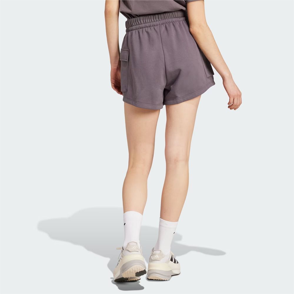 ADIDAS Essentials Small Logo French Terry Cargo Shorts Γυναικείο Αθλητικό Σορτσάκι  - 2