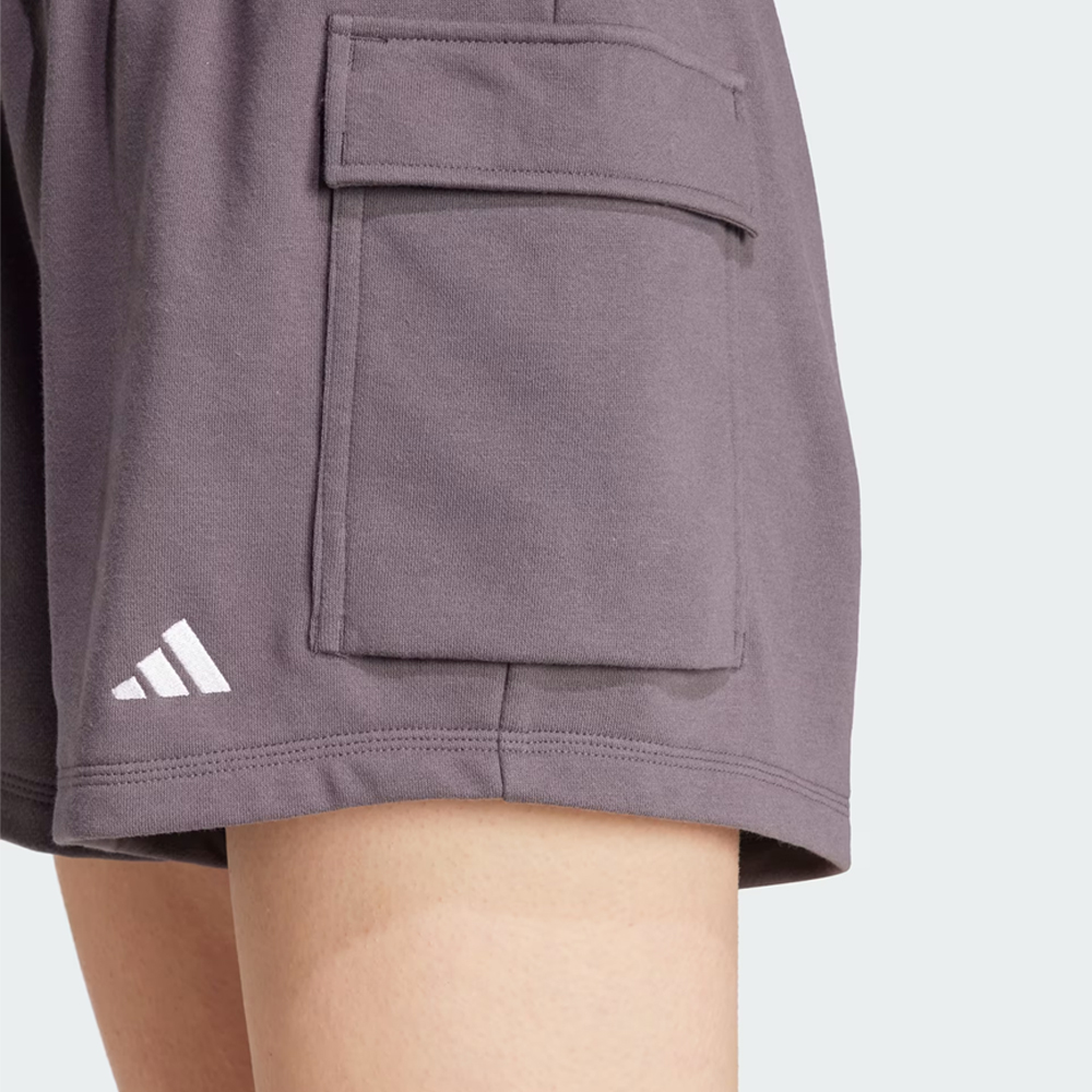 ADIDAS Essentials Small Logo French Terry Cargo Shorts Γυναικείο Αθλητικό Σορτσάκι  - 3