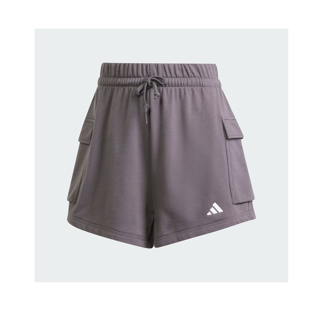 ADIDAS Essentials Small Logo French Terry Cargo Shorts Γυναικείο Αθλητικό Σορτσάκι  - 4