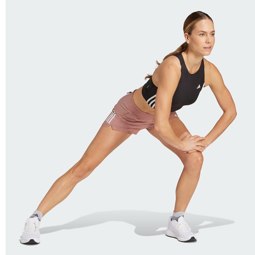 ADIDAS Own The Run Shorts Γυναικείο Αθλητικό Σορτσάκι  - 3