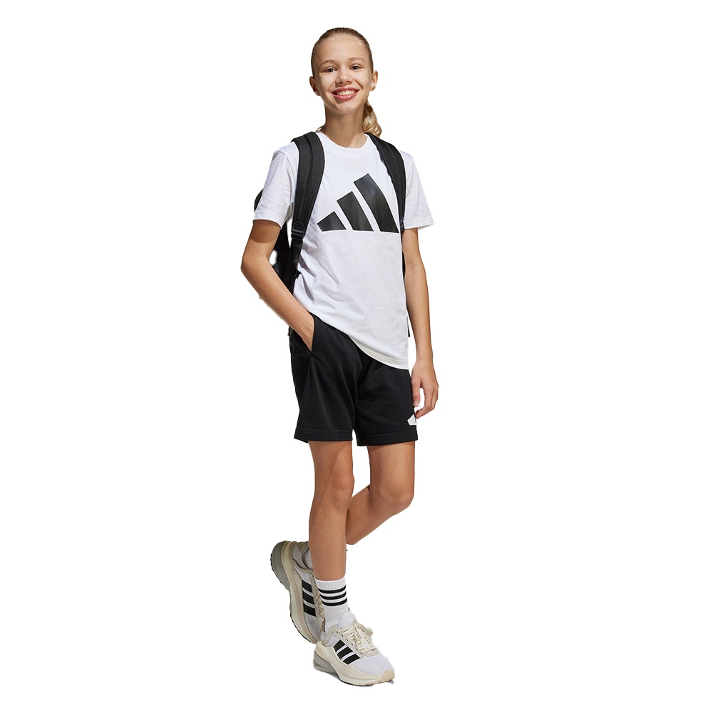 ADIDAS Tee Set Παιδικό Σετ Σορτς - Μπλούζα  - Λευκό-Μαύρο