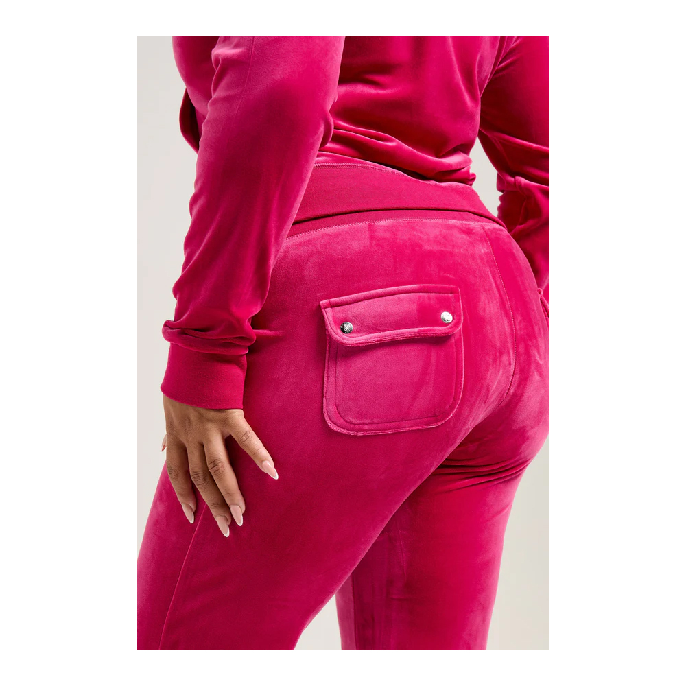 JUICY COUTURE Del Ray  Staright Leg Track Pant Γυναικεία Βελούδινη Φόρμα - 4