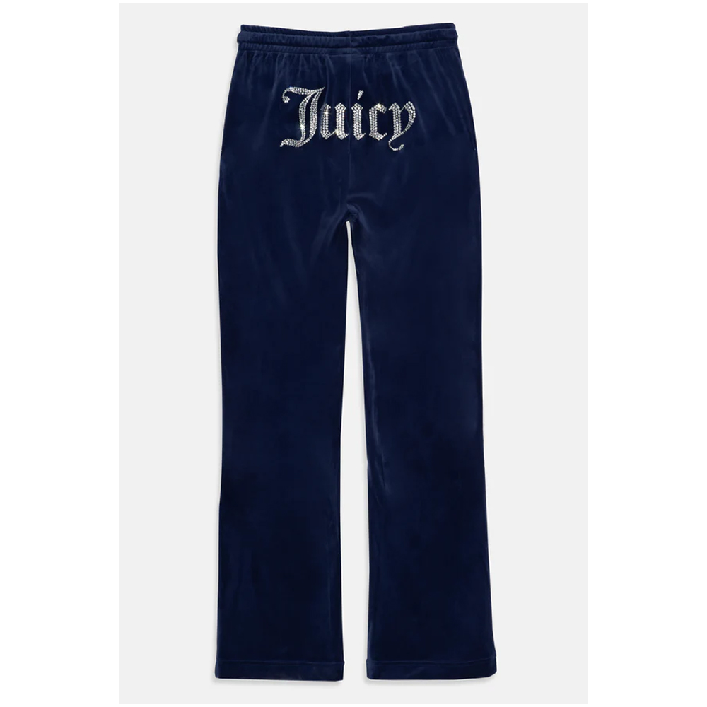 JUICY COUTURE Velour Tina Track Pant With Diamante Branding Γυναικείο Παντελόνι Φόρμας - 2