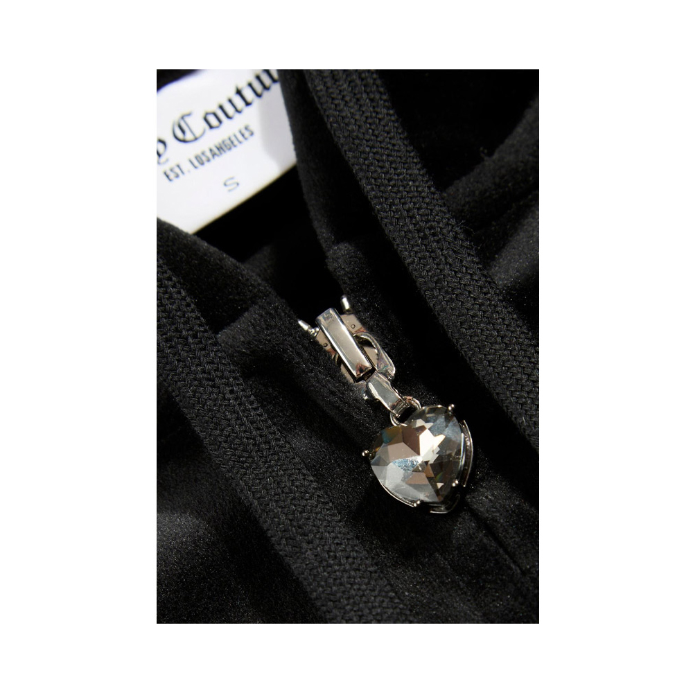 JUICY COUTURE Jewelled Juicy Velour Hoodie Γυναικεία Ζακέτα - 4