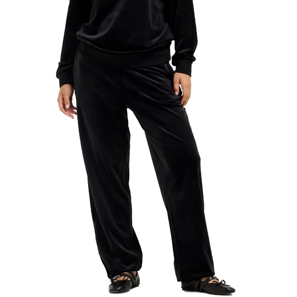 JUICY COUTURE Davidson Velour Trackpants Γυναικείο Παντελόνι Φόρμας - Μαύρο