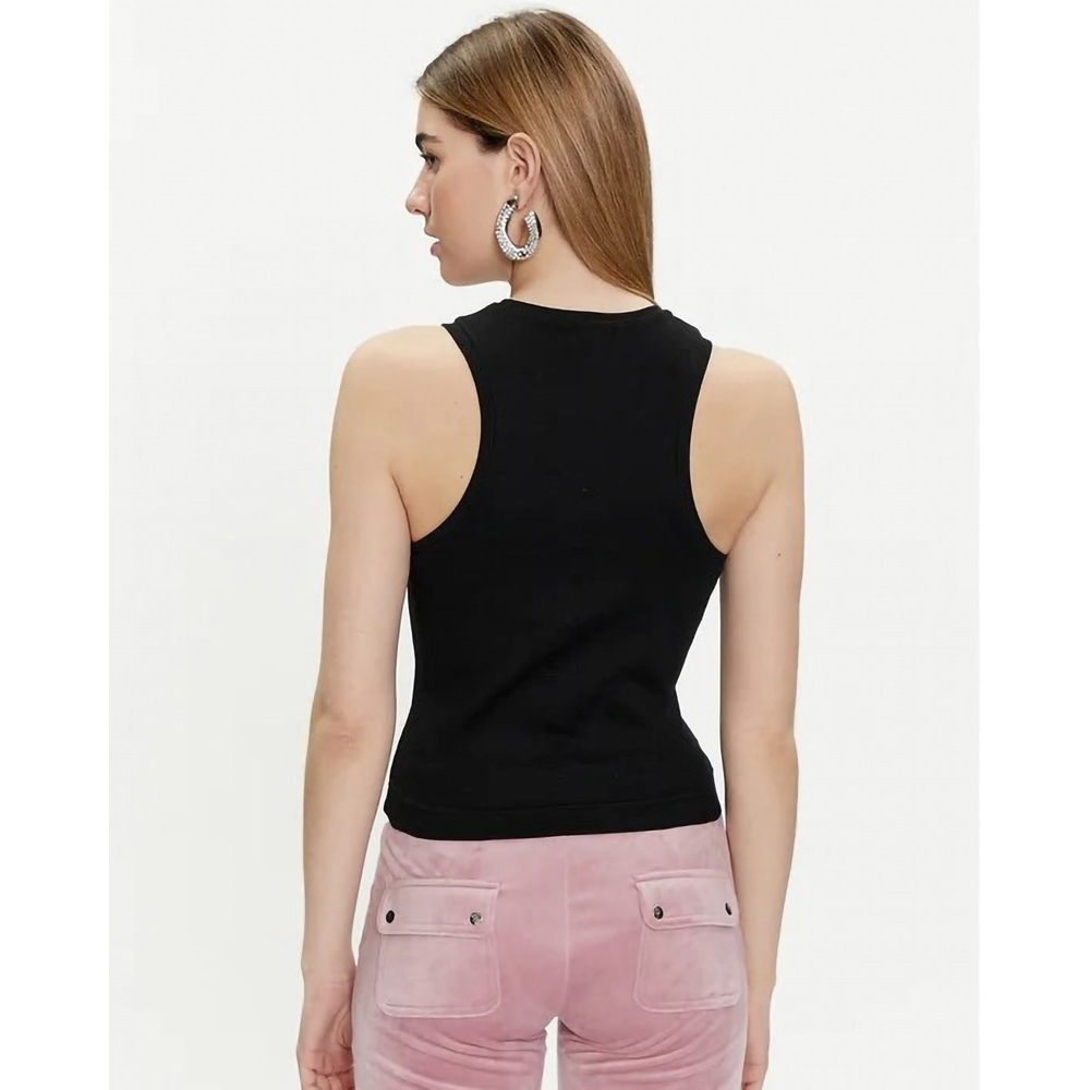 JUICY COUTURE Beckham Rib Jersey Vest Γυναικείο Αμάνικο Μπλουζάκι - 2