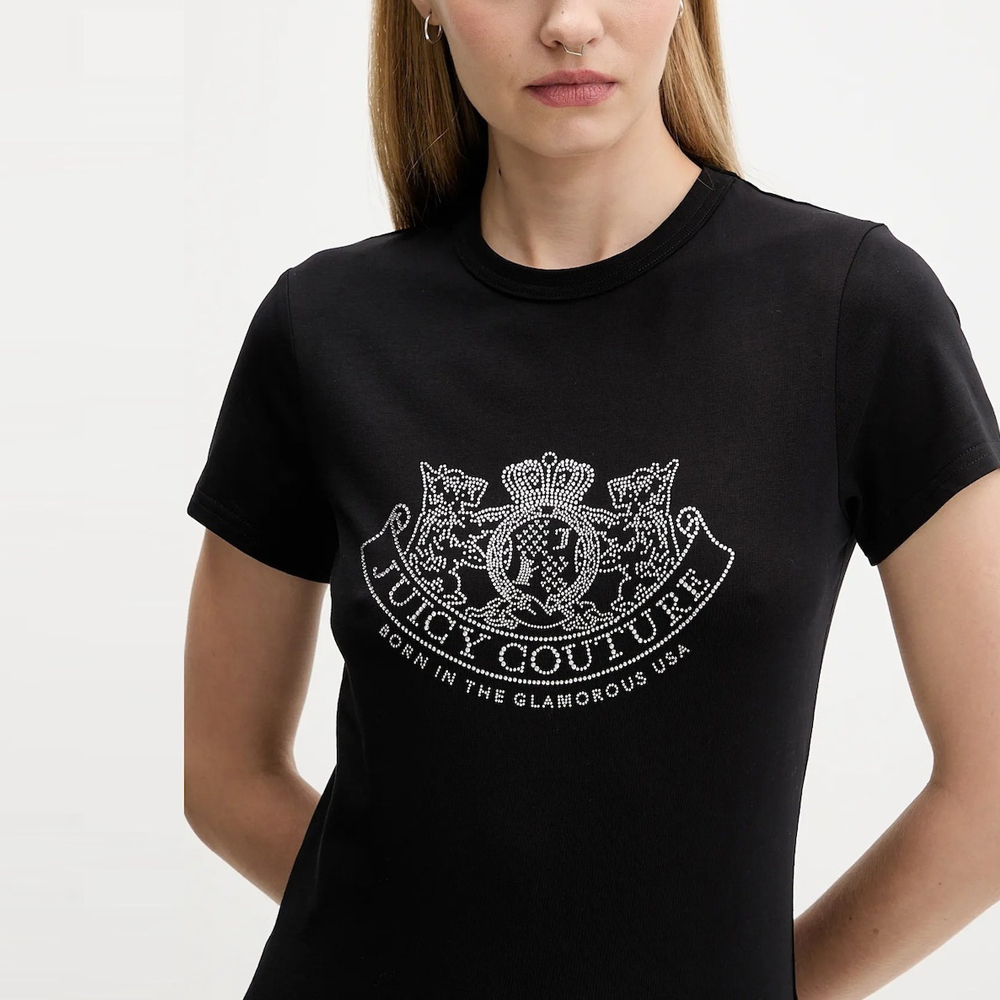 JUICY COUTURE Dog Crest Heritage Knitted Tank Γυναικείο T-Shirt - 4