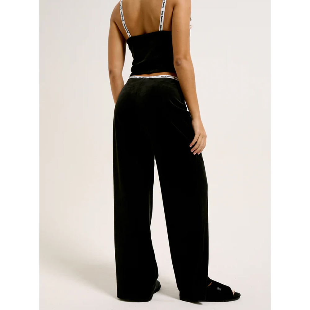 JUICY COUTURE Ribbed Velour Wide Leg Trouser Γυναικείο Παντελόνι Φόρμας  - 2