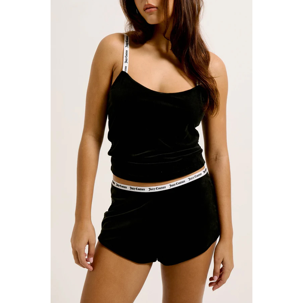 JUICY COUTURE Ribbed Velour Vest Top Γυναικείο Αμάνικο T-Shirt  - 3