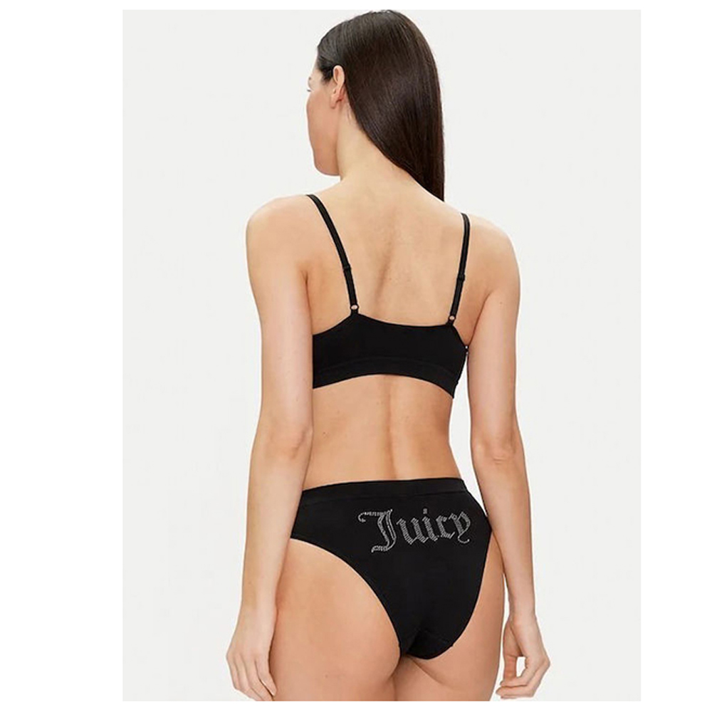 JUICY COUTURE Diamante Bralette And High Leg Brief Γυναικεία Εσώρουχα Σετ - 2