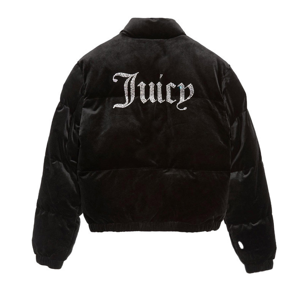 JUICY COUTURE Margo Velour Puffa Jacket Γυναικείο Βελούδινο Μπουφάν Puffer - 2