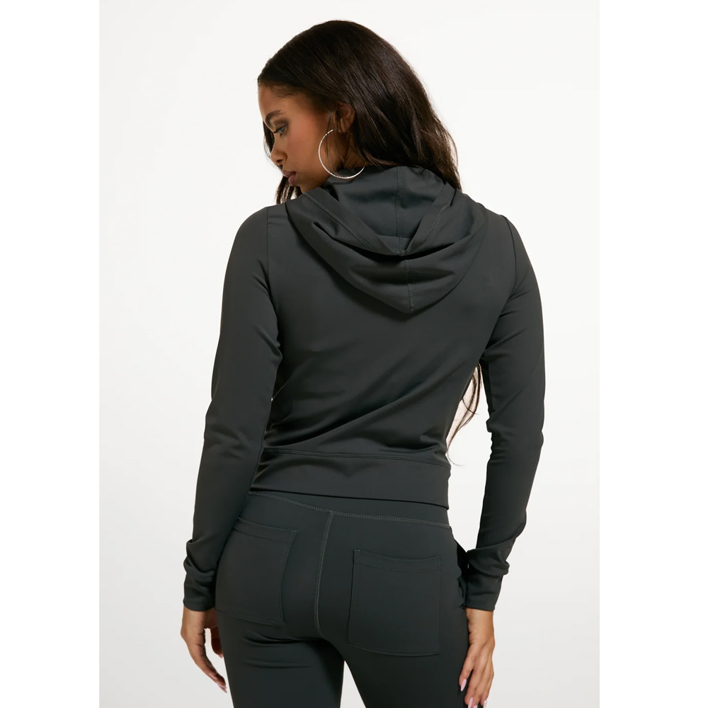 JUICY COUTURE Active Fitted Hoodie Γυναικεία Ζακέτα με κουκούλα - 2