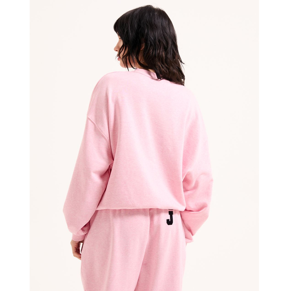 JUICY COUTURE Venice Crest Loopback Fleece Sweatshirt Γυναικεία Μπλούζα - 2