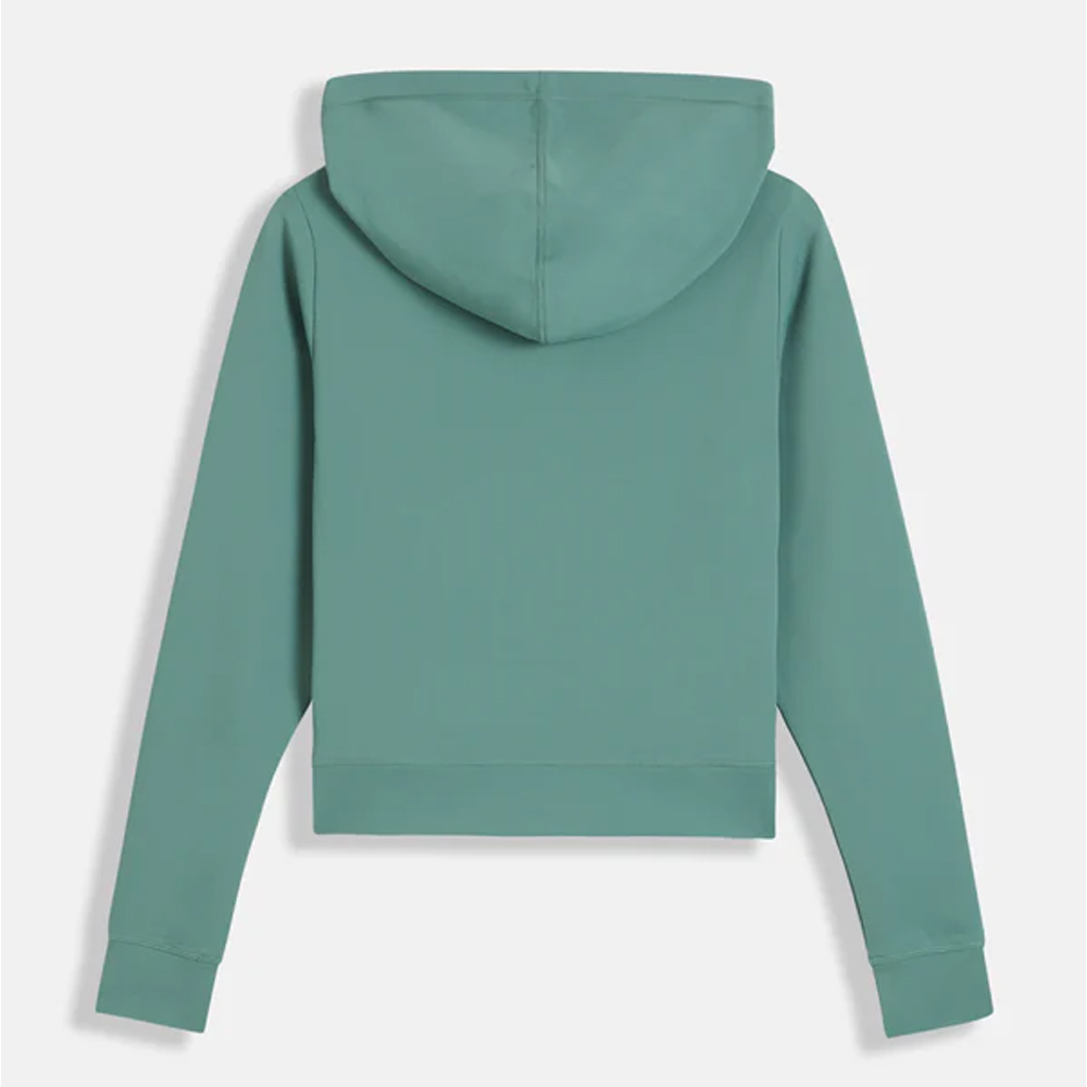 JUICY COUTURE Ennis Activewear Peached Interlock Fitted Hoodie Γυναικεία Ζακέτα με κουκούλα - 2