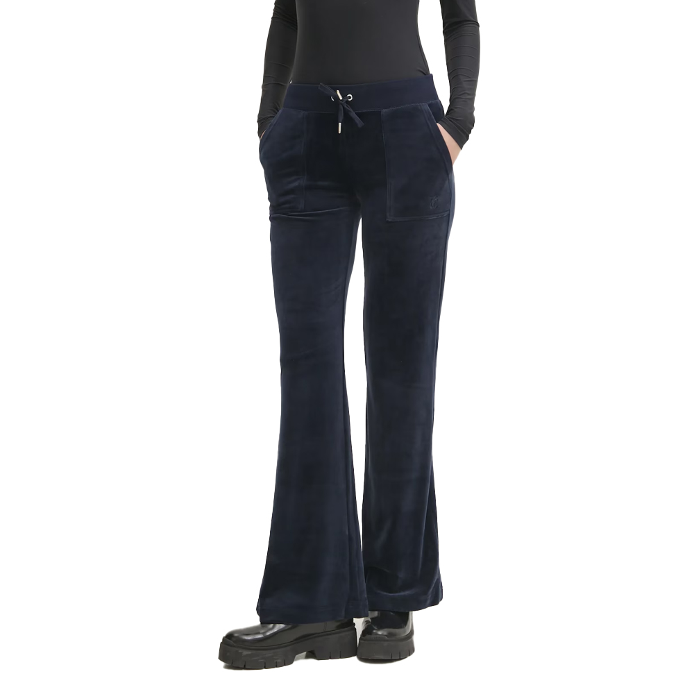 JUICY COUTURE Classic Velour Layla Low Rise Track Pant Γυναικεία Βελούδινη Φόρμα - 2