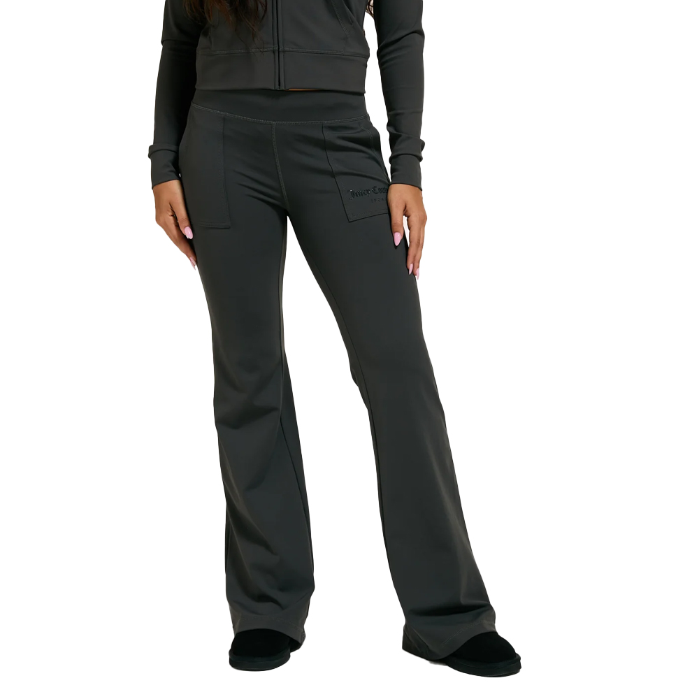 JUICY COUTURE Peached Interlock Low Rise Leggings Γυναικείο Κολάν - Γκρι
