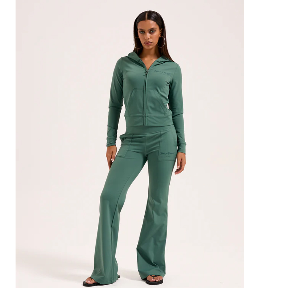 JUICY COUTURE Farah Activewear Peached Interlock Low Rise Leggings Γυναικείο Κολάν - 3