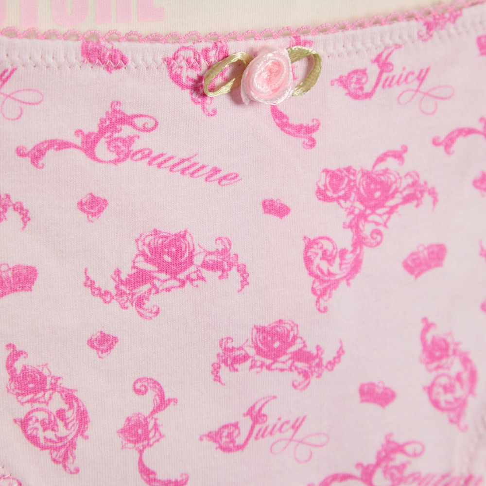 JUICY COUTURE Cotton Thongs 3 Pack Σετ 3 Γυναικεία Εσώρουχα - 3