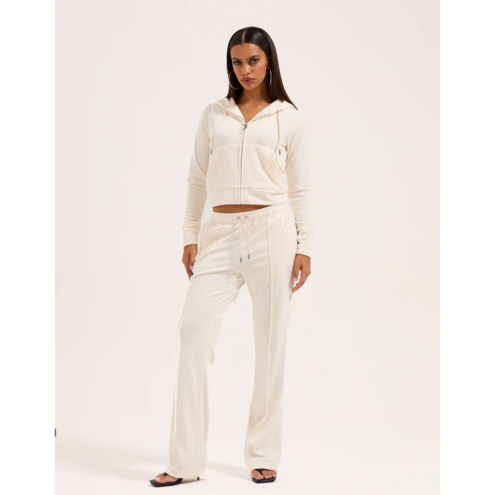 JUICY COUTURE Classic Velour Madison Outline Hoodie Γυναικεία Βελούδινη Ζακέτα - 5